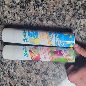 Lot of 2 BATISTE Dry Shampoo scent FRESH  & WILDFLOWER new 6.76 fl oz each